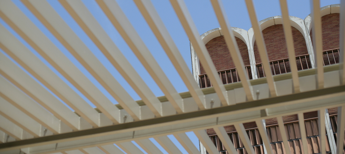 ucla building through lattice